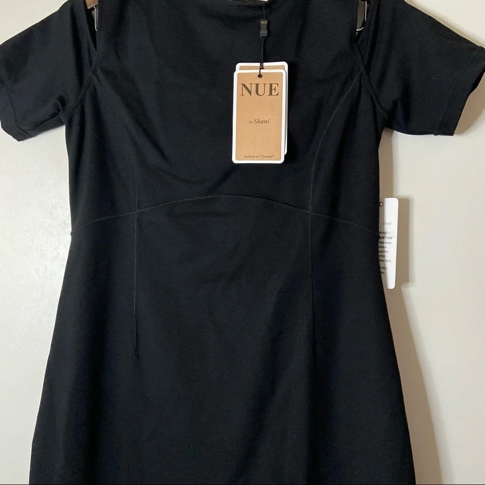 Shani Dress Body Architecture Peek-A-Boo Shoulder Women’s Size 10 NEW NUE S102 - Picture 2 of 16